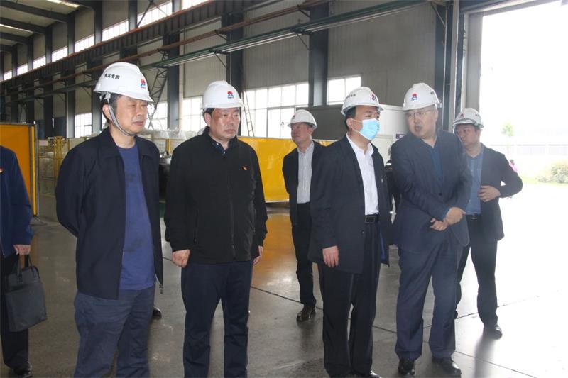 国家粮食和物资储备局河南局分党组副书记、副局长李强一行莅临公司调研